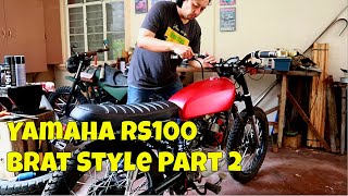 Yamaha RS 100 Brat Style Part 2 [upl. by Hafital]