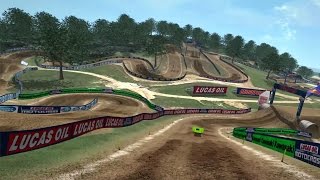 2015 Spring Creek Motocross Animated Track Map Riders POV [upl. by Thamora]