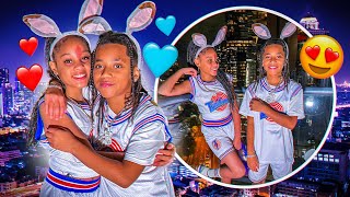 BOY AND HIS CRUSH TRANSFORMS INTO BUGS AND LOLA BUNNY ON HALLOWEEN🎃😍 Crush Ep1 [upl. by Cavil]