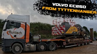 Volvo EC250  Tyttenhanger  Heavy Haulage  truckertimbo [upl. by River978]