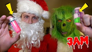 ORDERING SANTA AND GRINCH POTION FROM THE DARK WEB AT 3AM TRANSFORMED [upl. by Ecinev]