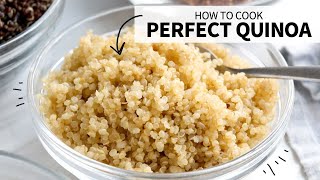 How to Cook Quinoa  Perfectly Fluffy Every Time [upl. by Hammock]