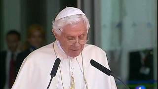 El Papa Benedicto XVI a los jóvenes quotNo os avergoncéis del Señorquot JMJ Madrid 2011 [upl. by Divadnoj634]