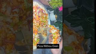 Instant Pizza recipe Without oven youtubeshorts shorts viralshort [upl. by Nona434]