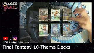 Final Fantasy 10 Theme Decks  Going In Blind [upl. by Pooh]