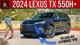 The 2024 Lexus TX 550h Is A 3Row PlugIn Hybrid With V6 Power In A Pragmatic Package [upl. by Pascal465]