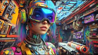 The Colorfuls  Future of us  AI ANIMATED SCIFI  Midjourney Runway Gen 3 [upl. by Ordnagela]