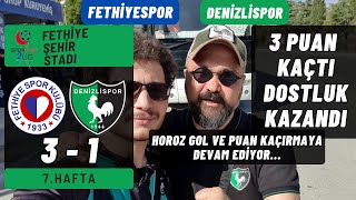 FethiyesporDenizlispor 3 Puan Kaçtı Dostluk Kazandı [upl. by Edea]