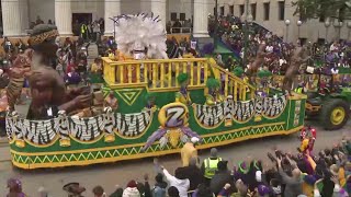 LIVE NOW Parades roll through New Orleans on Fat Tuesday 🎭 [upl. by Leasim824]