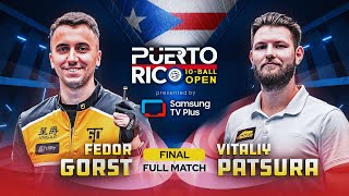 FINAL  GORST vs PATSURA  Puerto Rico Men’s Open by Samsung TV Plus [upl. by Varien]