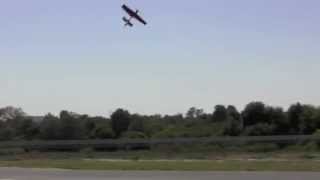 Aerobeez Yak 54 20cc Profile Gas Plane being put to test [upl. by Gnahk]