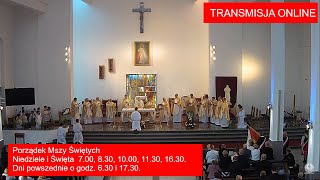 Kościół Miłosierdzia Bożego w Starym Sączu  Transmisja LIVE  Na Żywo [upl. by Polash]