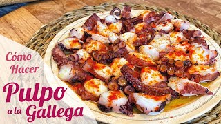 PULPO A LA GALLEGA o PULPO A FEIRA 🐙 Receta tradicional [upl. by Nilya346]