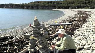 Bay of Fundy Tide timelapse Cape Enrage Barn Marsh Beach [upl. by Seeto795]