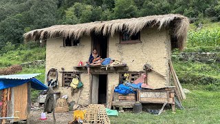 Simple The best Tamtu mountain Village life  most peaceful and Relaxing Himalayan village life [upl. by Cutlor412]