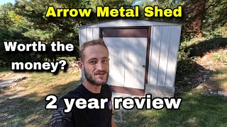 Arrow Metal Shed 2 Year Review [upl. by Hakkeber]