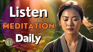 Listen Meditation and Affirmations 👂🌌🐤 A 10 Minute asmr original meditation listeningpractice [upl. by Meekahs]