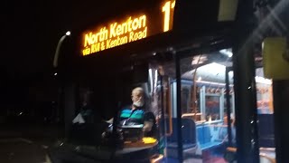 Advent Calendar series 3 episode 8 Stagecoach Newcastle 26073 in the dark [upl. by Osanna]