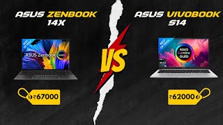 Asus ZenBook 14X OLED VS Asus VivoBook S14 OLED Comparison [upl. by Alket154]