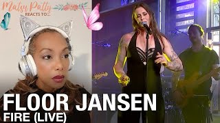 Floor Jansen  Fire Live at HLF8  Reaction [upl. by Gascony514]