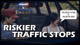 Riskier Traffic Stops  New Mod  Install and Showcase  lspdfr  gtav [upl. by Atekan]