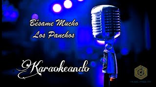 BÃ©same Mucho  Los Panchos Karaoke  KARAOKEANDO [upl. by Thurman]