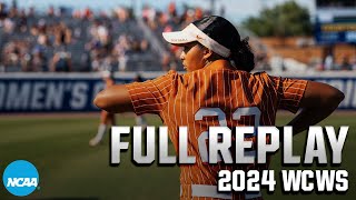 Texas vs Florida 2024 Womens College World Series  FULL REPLAY [upl. by Sair362]