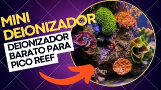 Mini Deionizador Barato para Pico Reef  Como fazer deionizador sem gastar  Filtro para Aquário [upl. by Geithner360]