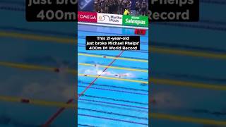 The next Michael Phelps is Leon Marchand 🏆 olympics swimming shortsviral [upl. by Asirral]