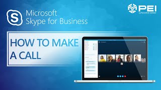 Microsoft Skype for Business  PEI  How to Make a Phone Call [upl. by Gnem]