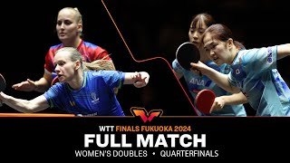 FULL MATCH  Balazova  Matelova vs Nagasaki  Kihara  WD QF  WTTFukuoka 2024 [upl. by Kuebbing]