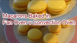 Macarons Baked in Fan Oven Verses Convection Oven NonFan [upl. by Stephanus390]