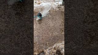 Rc snowmobile deep water skip [upl. by Acinor243]