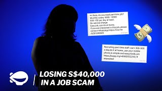 Losing S40000 in a job scam in Singapore [upl. by Lord]