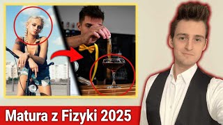 Zadania do matury z fizyki 2  Gośka i Ewa umówiły się matura fizyka 2025 [upl. by Madox334]