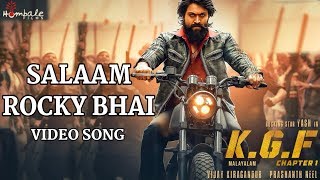 Salaam Rocky Bhai Song  KGF Movie  Release on Today  Yash Srinidhi [upl. by Kippie615]