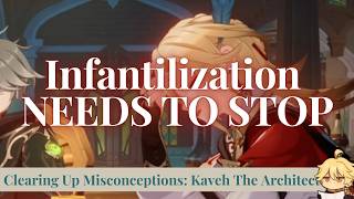 Kaveh  Infantilization of Feminine Characters Genshin Impact Character Analysis [upl. by Nyret]