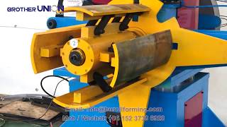 How to Operate Roll Forming Machine  01 Uncoiler Operation [upl. by Nylg]