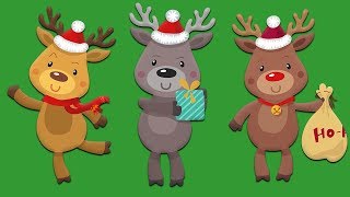 All Santas Reindeer Names of all the Reindeer [upl. by Ahsimed473]