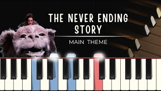 The NeverEnding Story MIDI  piano sheets  synthesia tutorial [upl. by Kcirddahc867]