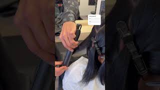 Come ottenere dei boccoli con la punta piatta in soli 2 movimenti hair haircolortutorial hair [upl. by Acilejna]