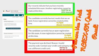 Pearson Vue Trick  NCLEXRN Quick Result  CNO  LPN  RN  IEN  NNAS [upl. by Tut]