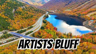 Incredible Peak Fall Foliage  Artists Bluff New Hampshire [upl. by Fabrianna]