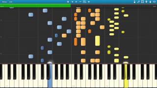 BWV 1067  Badinerie Piano synthesia [upl. by Ohaus]