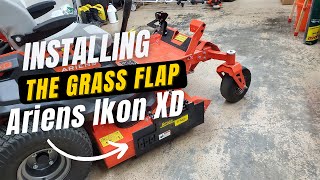 Installing the Grass Flap Chute blocker Ariens Ikon XD [upl. by Bernardi]