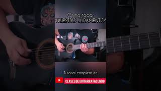 NUESTRO JURAMENTO versión de JULIO JARAMILLO  Como tocar el Punteo Tutorial Tablatura tabs [upl. by Hael]