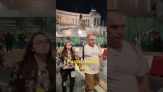 Piazza Venezia Roma Italia 💙❤️ shorts piazzavenezia roma [upl. by Einnad]