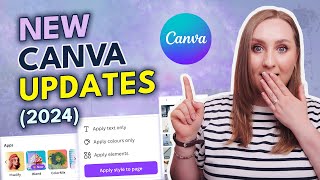 NEW Canva Features You HAVE TO know about Canva Create 2024 [upl. by Sorcim]