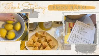 Food Styling Lemon Bars [upl. by Kostival]