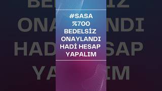 Sasa Polyester Bedelsiz Sermaye Artırımı Hesaplama borsa sasa bedelsiz 📓🧮💲💰💱 parakazanma 😍🥰🫶 [upl. by Azila122]